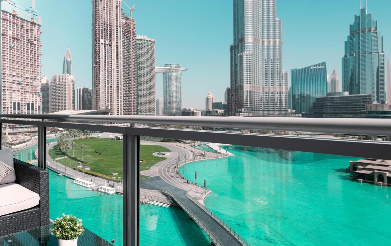 Elite Royal Apartment - Full Burj Khalifa & Fountain View - Premier - 2 Bedrooms & 1 Open Bedroom Without Partition Dubai Exterior foto